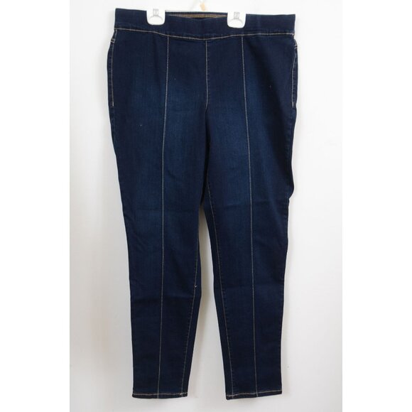 Nine West Skinny Uplifter Pull On Women's PLUS Size 16 Jeans Hyper Stretch Denim - Picture 2 of 8